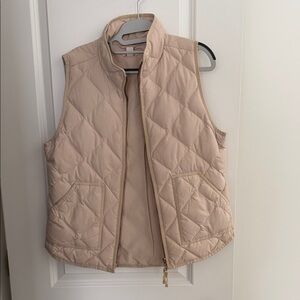 J.Crew Women’s Quilted Beige Vest